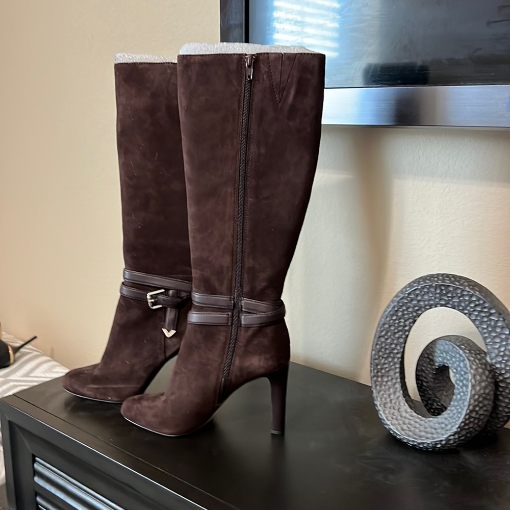 Brown Suede Boots